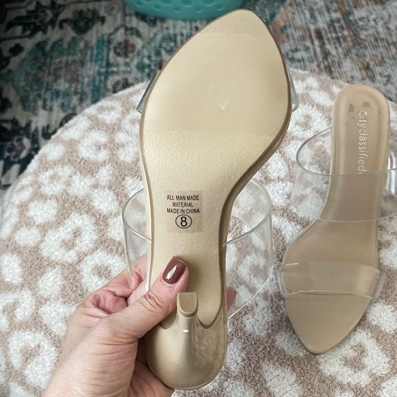 Clear Women's Heels - Picture 2 of 2